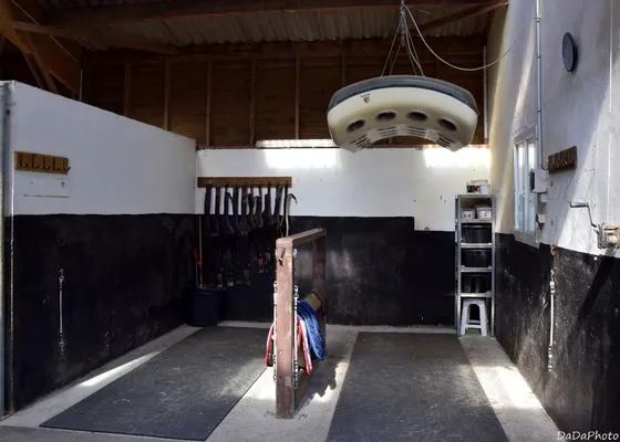 Preparation area with solarium